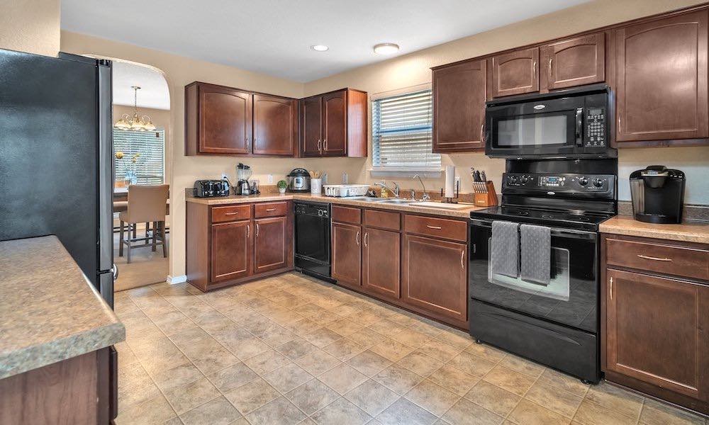 TDY Box crash pad kitchen with full amenities 